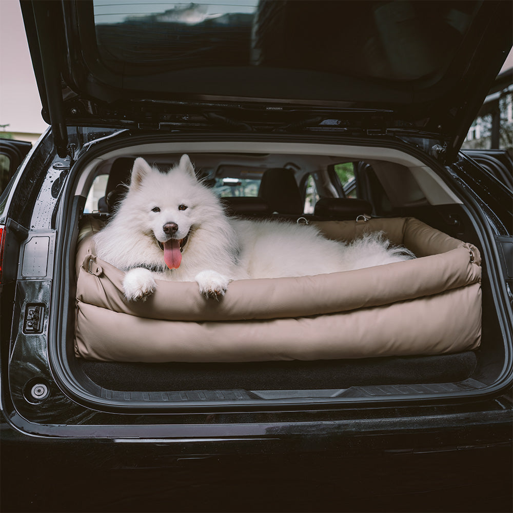 Deluxe Dog Seat for Car - Faux Leather Comfort | Urban Voyager