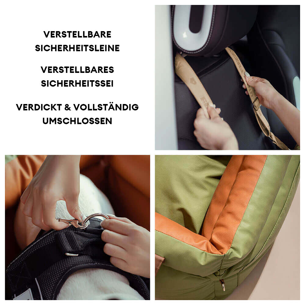 Deluxe Dog Seat for Car - Faux Leather Comfort | Urban Voyager