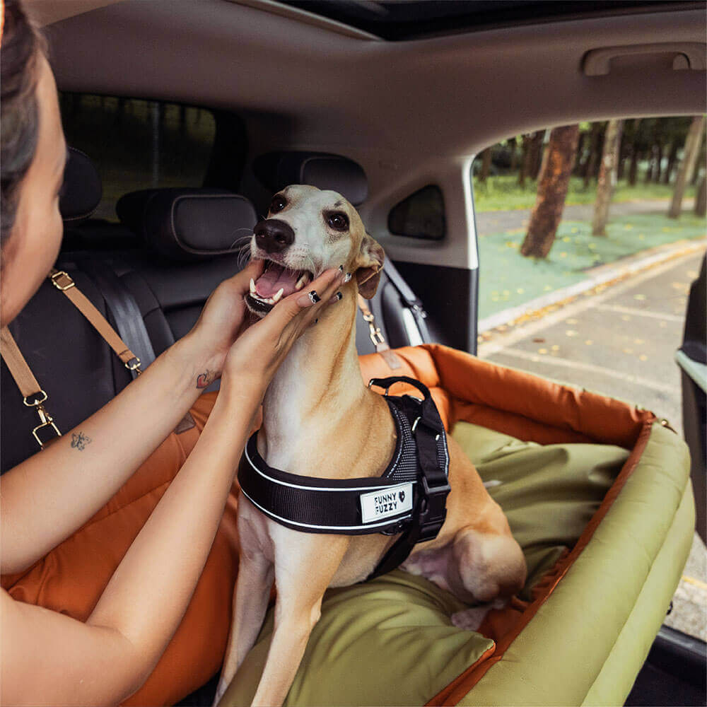 Deluxe Dog Seat for Car - Faux Leather Comfort | Urban Voyager
