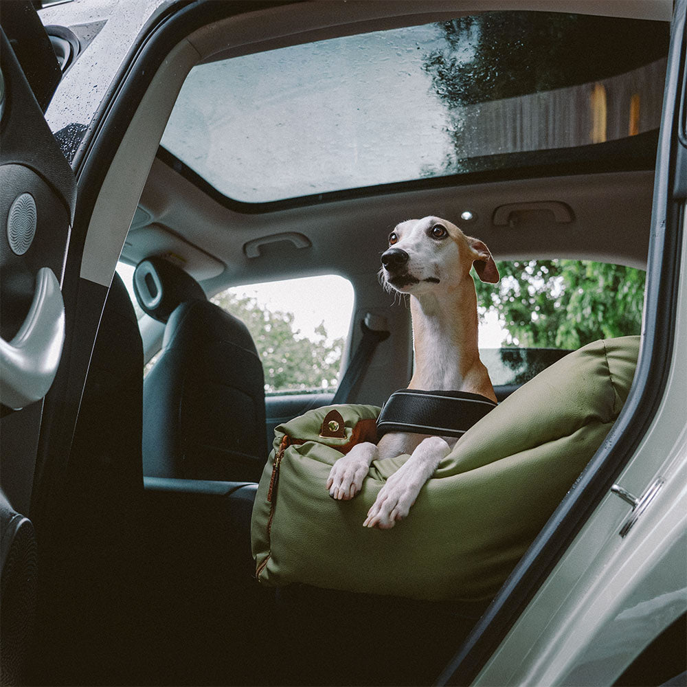 Deluxe Dog Seat for Car - Faux Leather Comfort | Urban Voyager