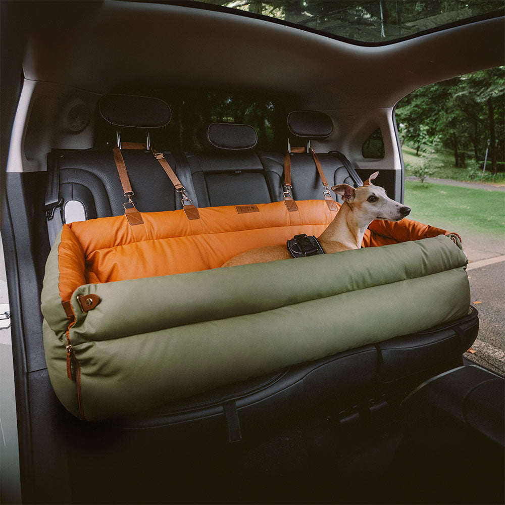Deluxe Dog Seat for Car - Faux Leather Comfort | Urban Voyager