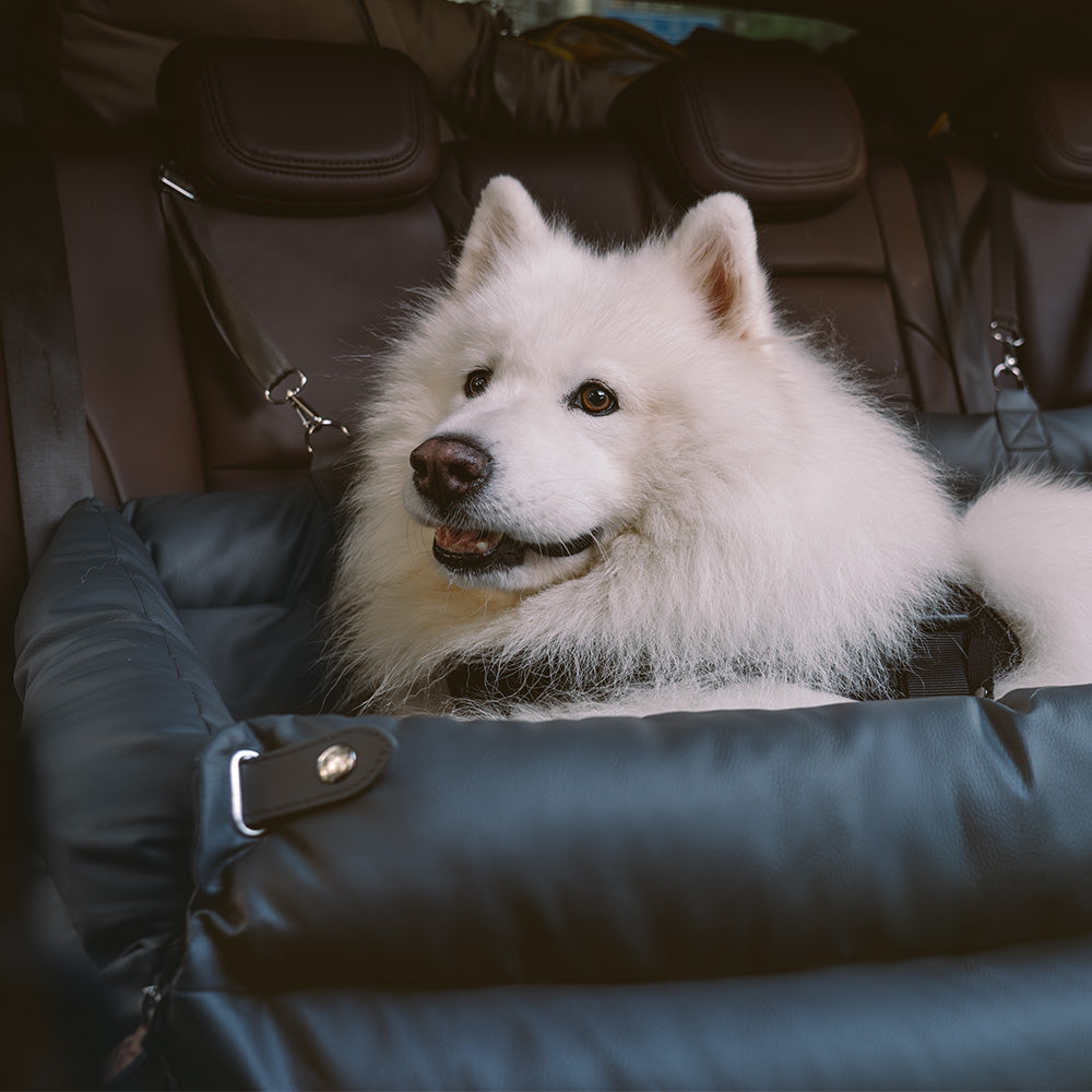 Deluxe Dog Seat for Car - Faux Leather Comfort | Urban Voyager