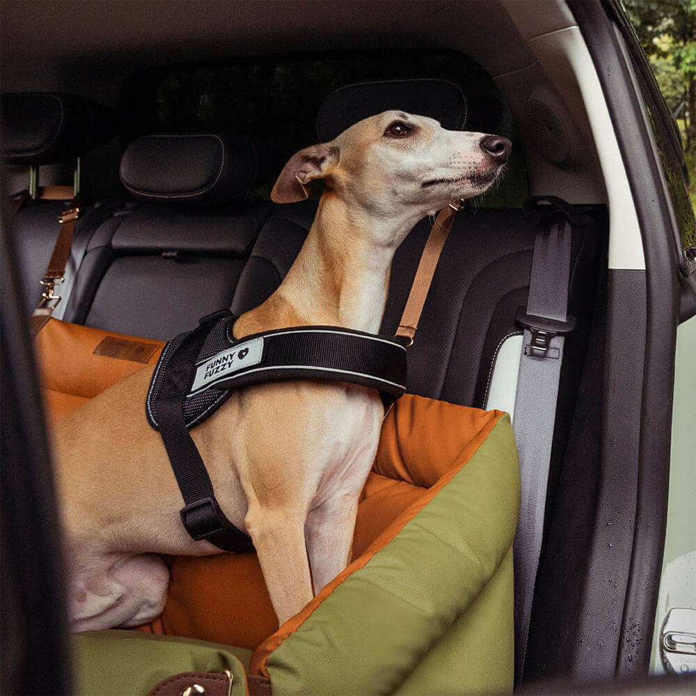 Deluxe Dog Seat for Car - Faux Leather Comfort | Urban Voyager