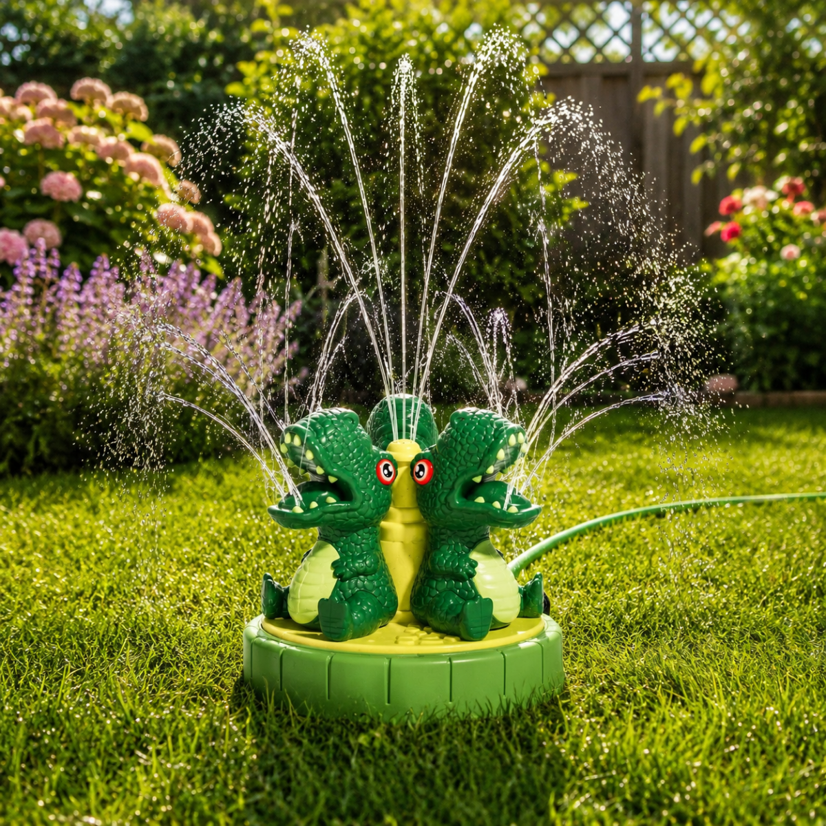 DINOSPLASH – Interactive Dinosaur Water Sprinkler for Fun Summer Play