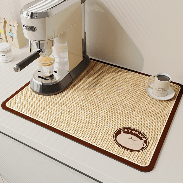 Dish Drying Mat - Quick-Drying, Highly Absorbent Kitchen Mat