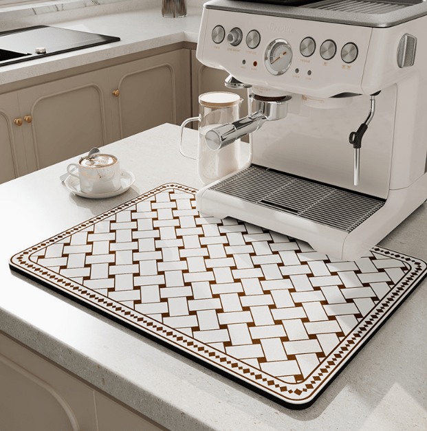 Dish Drying Mat - Quick-Drying, Highly Absorbent Kitchen Mat