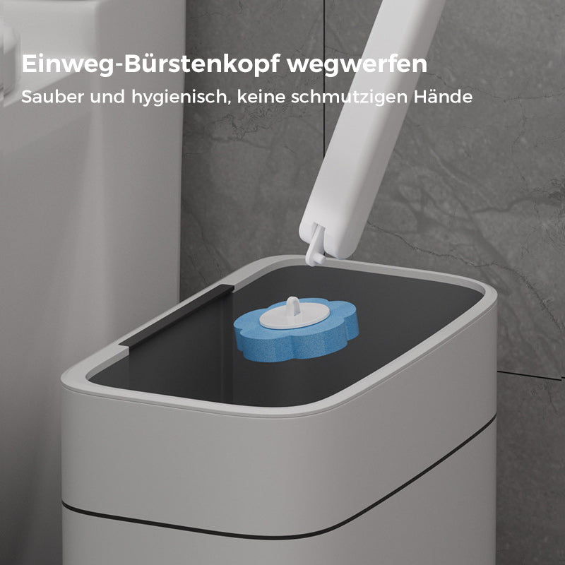 Disposable Toilet Brush | Antibacterial | Hygienic Sponge Heads | CleanClick