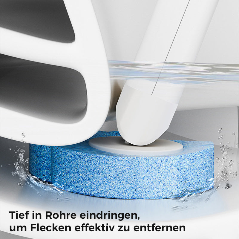 Disposable Toilet Brush | Antibacterial | Hygienic Sponge Heads | CleanClick