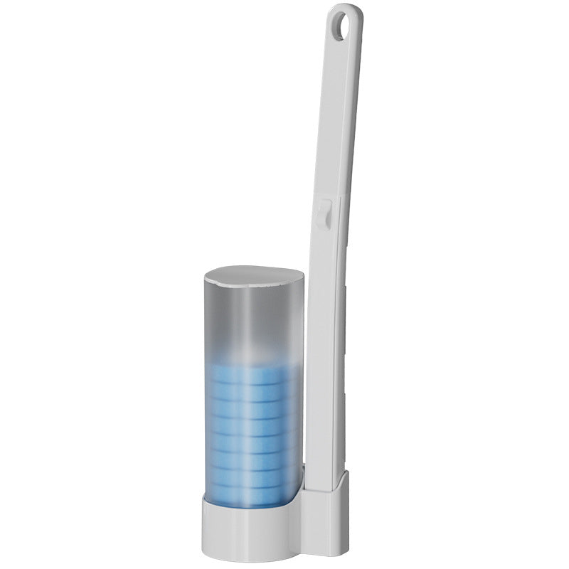 Disposable Toilet Brush | Antibacterial | Hygienic Sponge Heads | CleanClick