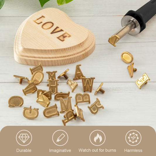 DIY Set for Burning and Sculpting Letters and Numbers