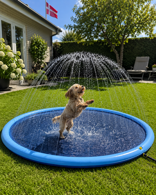 Dog Pool with Water Sprinkler (Available in Sizes for Large and Small Dogs)