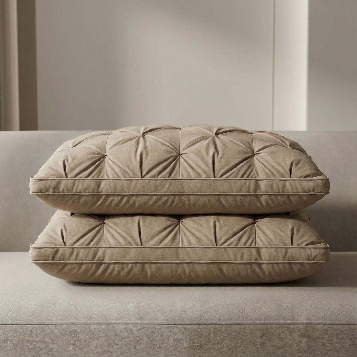 Down Pillow | Soft Support Like in a Hotel | Breathable Cotton Cover | FeatherDream