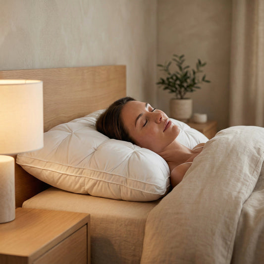 Down Pillow | Soft Support Like in a Hotel | Breathable Cotton Cover | FeatherDream