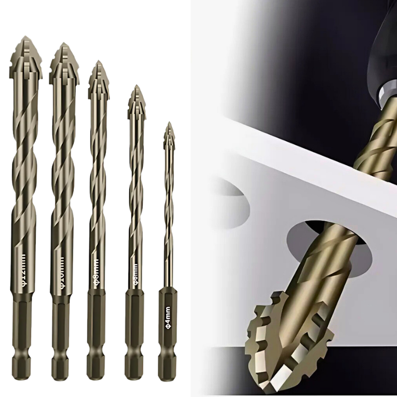 DrillBit: Multifunctional High-Performance Sharp and Durable Drill Set