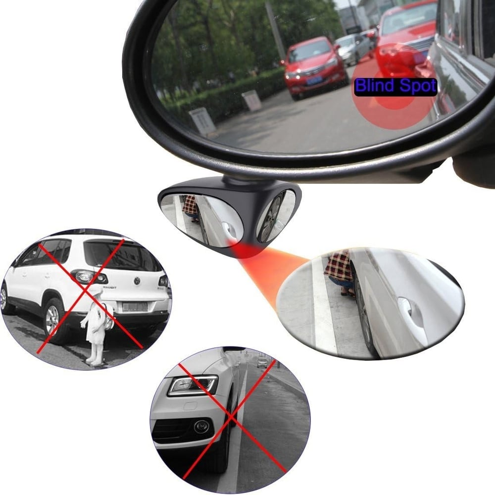 Dual-Angle Auxiliary Blind Spot Rearview Mirror
