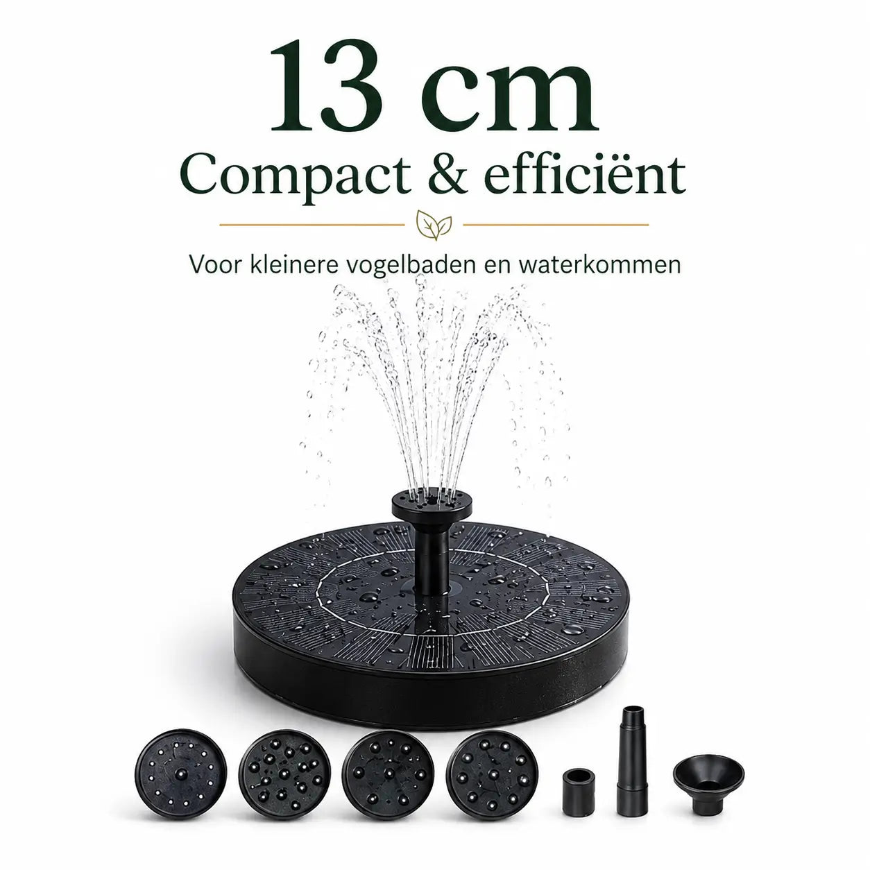 Eco-Friendly Fountain for Basins and Ponds with our Solar Oasis™