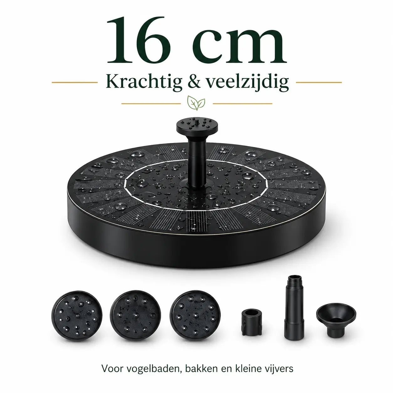 Eco-Friendly Fountain for Basins and Ponds with our Solar Oasis™