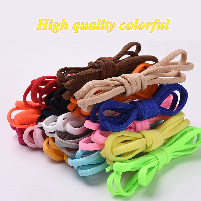 Elastic No-Tie Shoelaces for Adults & Kids
