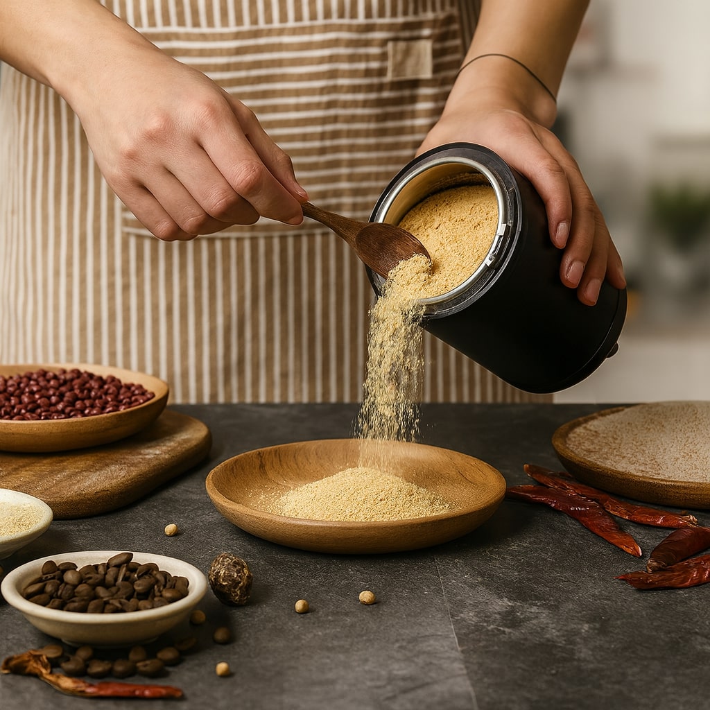 Electric Coffee Grinder for Beans, Spices & Herbs with One-Touch Operation