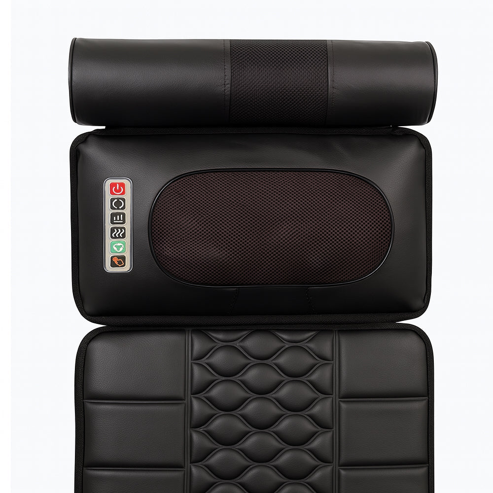 Electric Massage Mat with Heat and 10 Zones - Total Relaxation from Neck to Feet