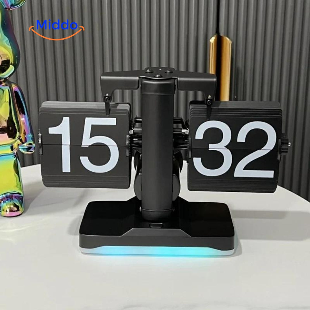 Elegant RetroFlip™ | Vintage Flip Clock with Quartz Movement