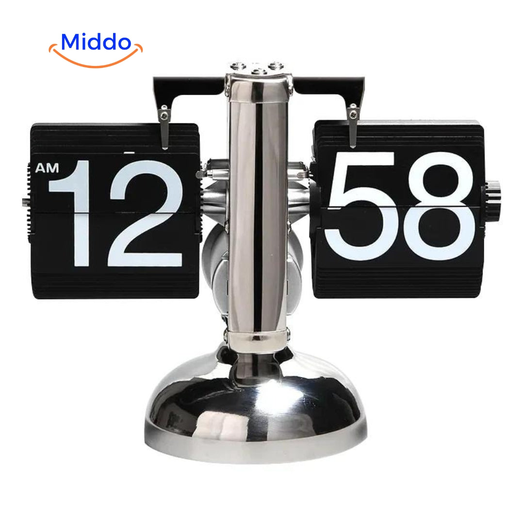 Elegant RetroFlip™ | Vintage Flip Clock with Quartz Movement