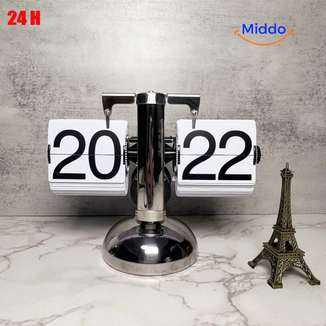 Elegant RetroFlip™ | Vintage Flip Clock with Quartz Movement