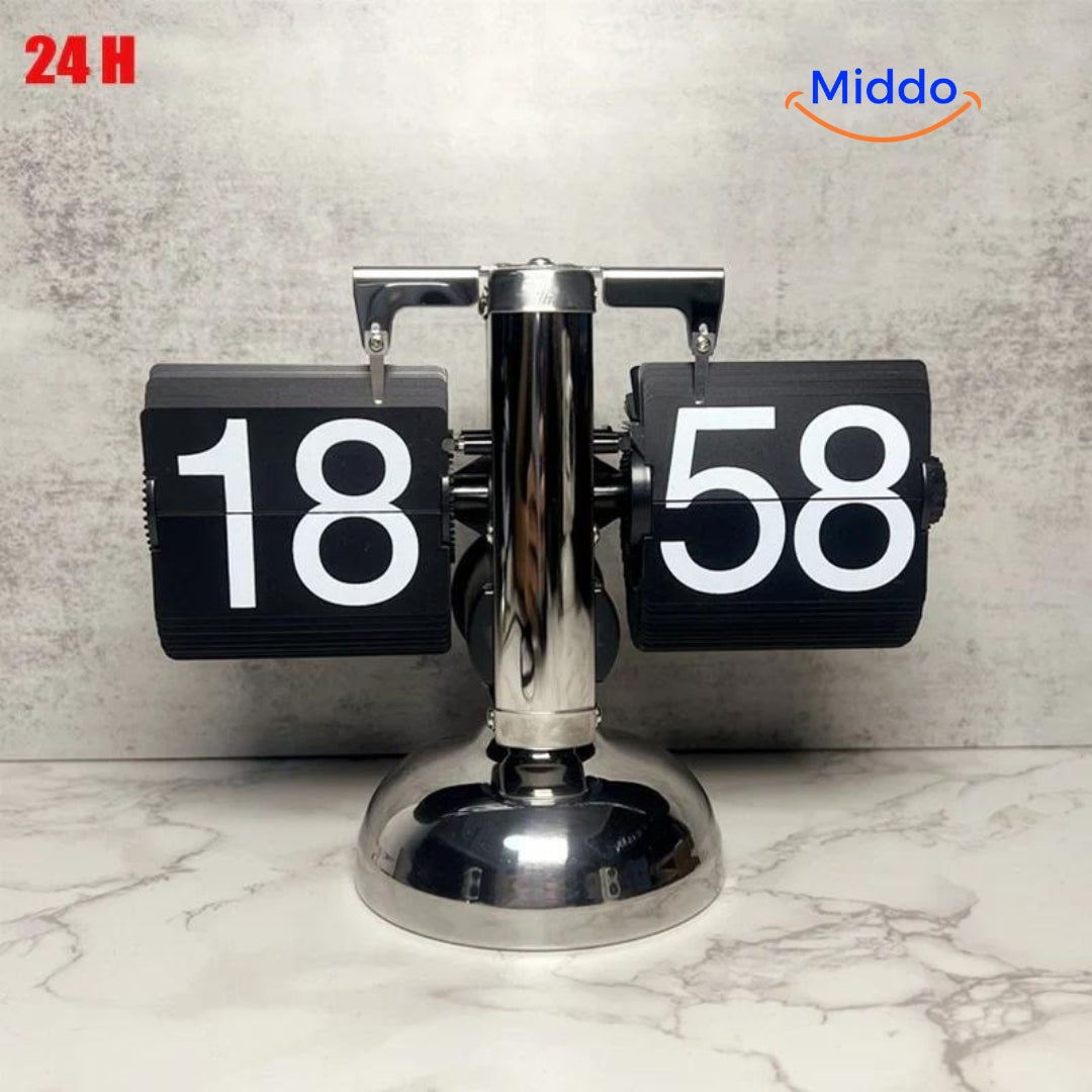 Elegant RetroFlip™ | Vintage Flip Clock with Quartz Movement