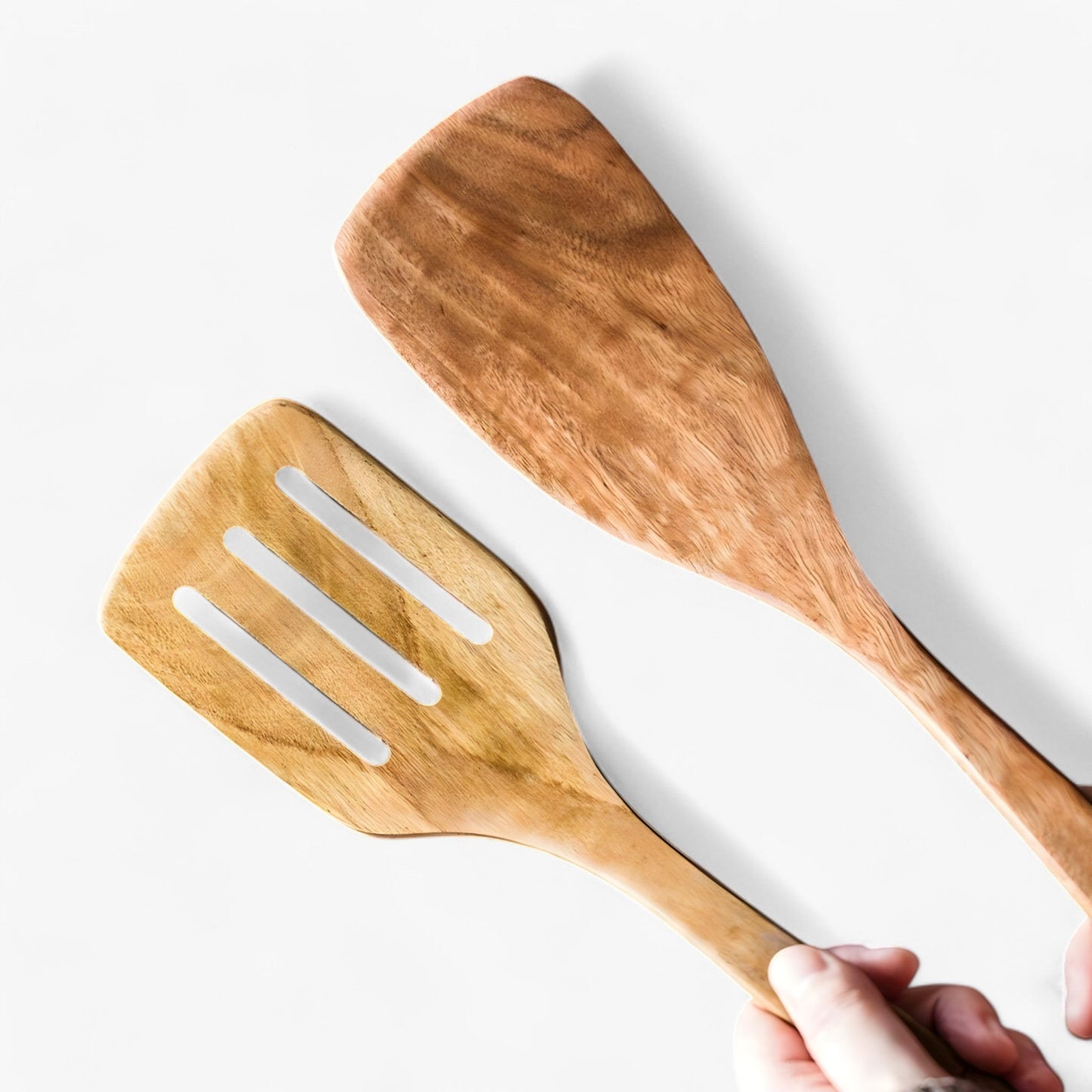 Elegant Teak Kitchen Utensil Set – 9 Pieces with Holder