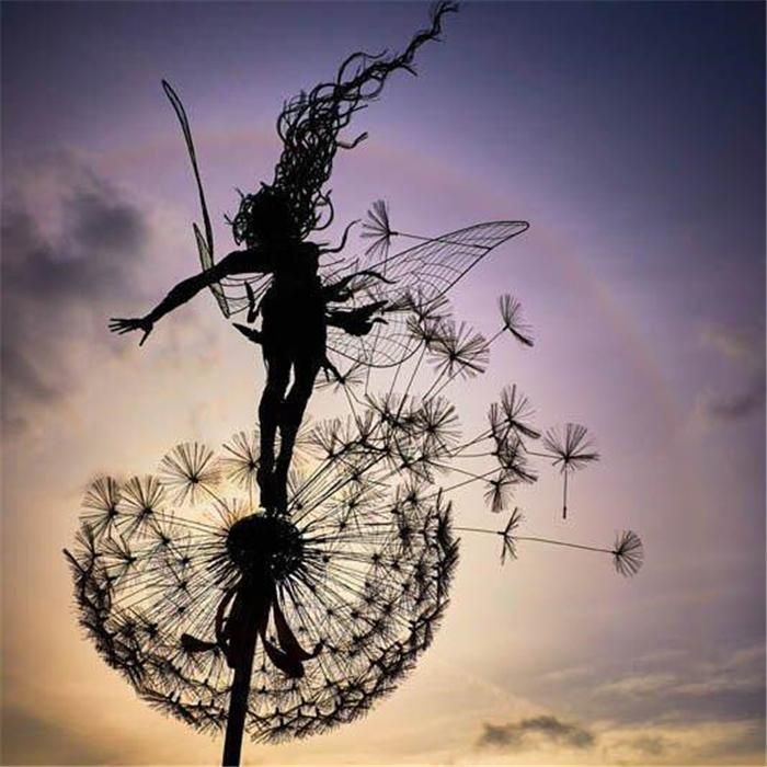 Enchanting Garden Statue: Fairy Tale Elf Decoration for Outdoors