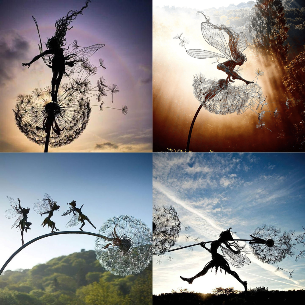 Enchanting Garden Statue: Fairy Tale Elf Decoration for Outdoors