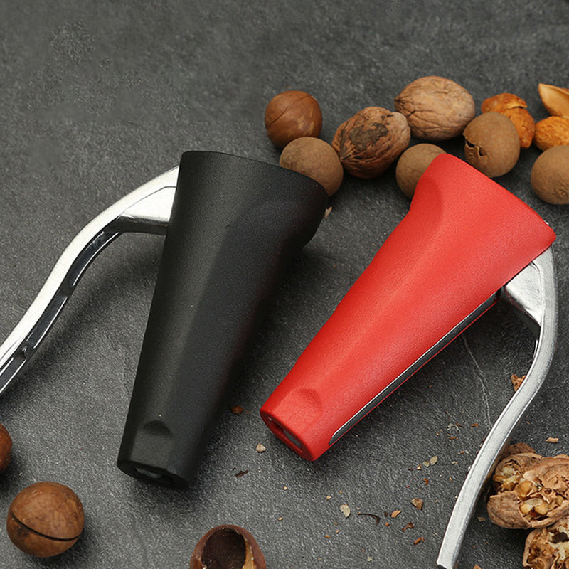 Ergonomic Nutcracker in Red and Black Aluminum