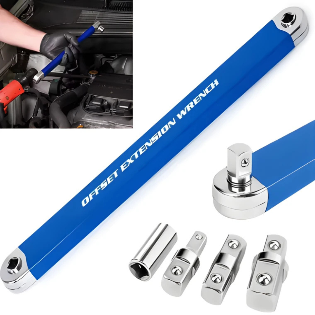 Extension Wrench: Double-Head Design Offset Extension Tool