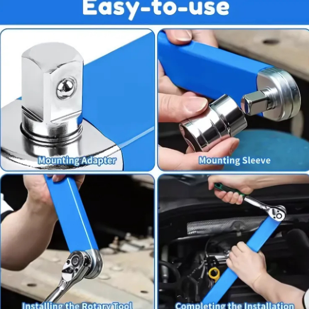 Extension Wrench: Double-Head Design Offset Extension Tool