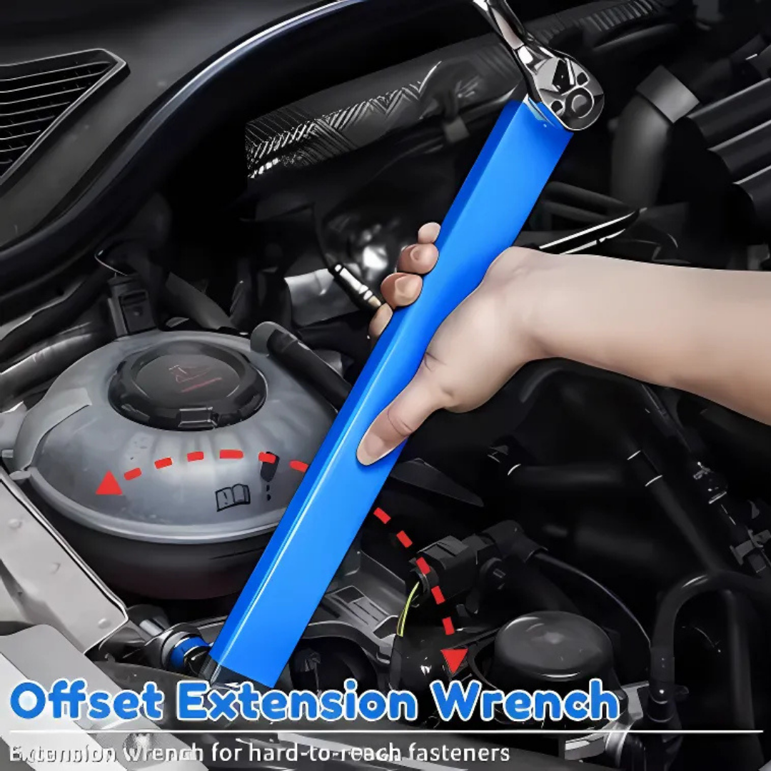 Extension Wrench: Double-Head Design Offset Extension Tool