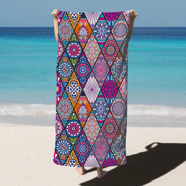Extra Large Quick-Dry Microfiber Beach and Pool Towel