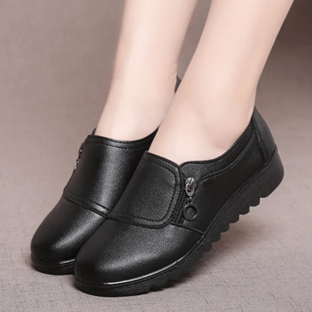 Fabricia | Orthopedic Slip-Ons with Zipper