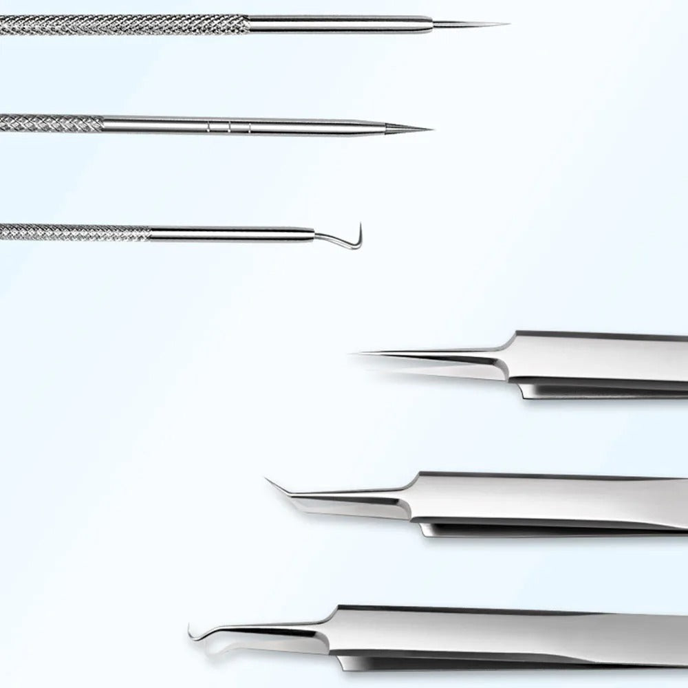 FacialTools - Stainless Steel Blackhead Remover Tool Set