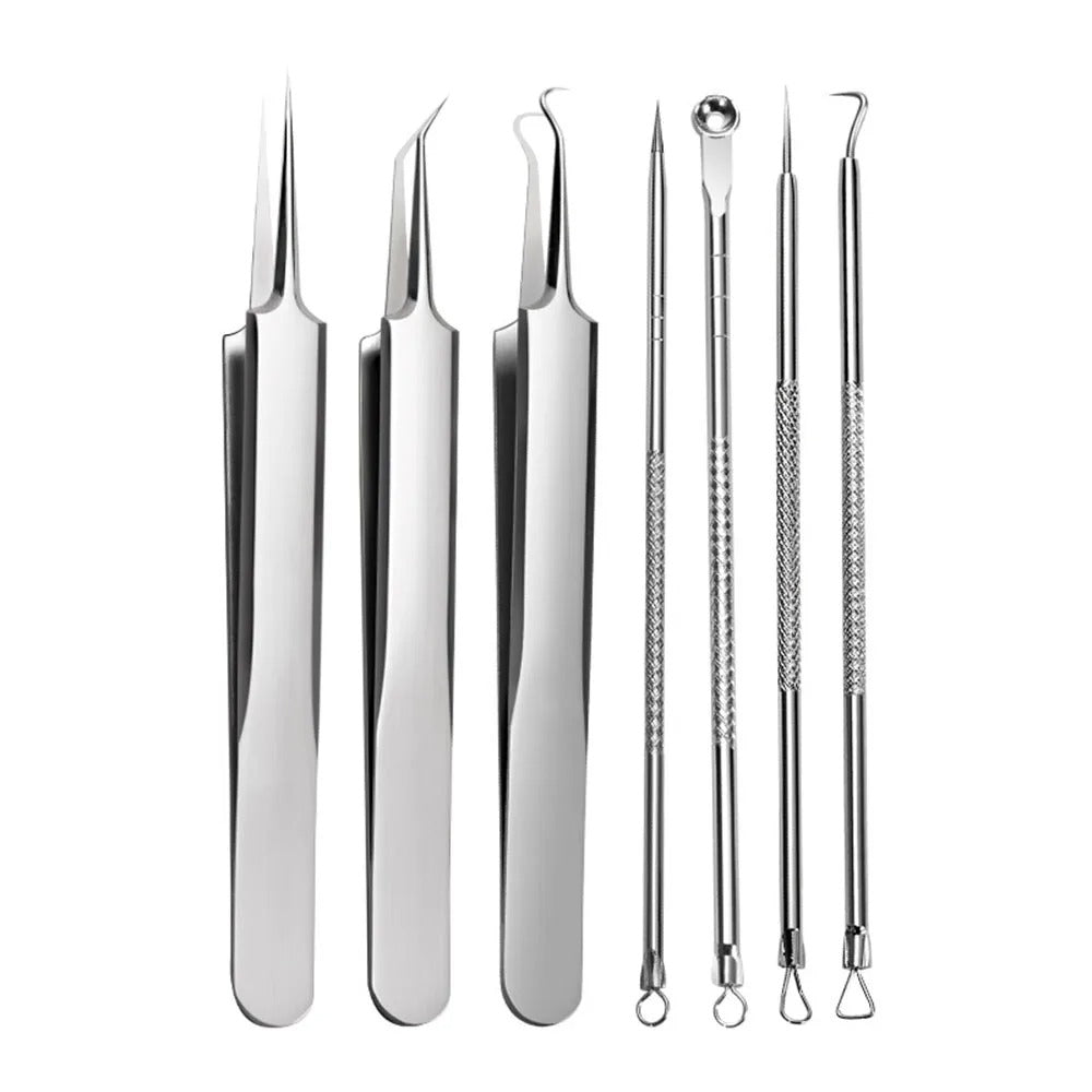 FacialTools - Stainless Steel Blackhead Remover Tool Set