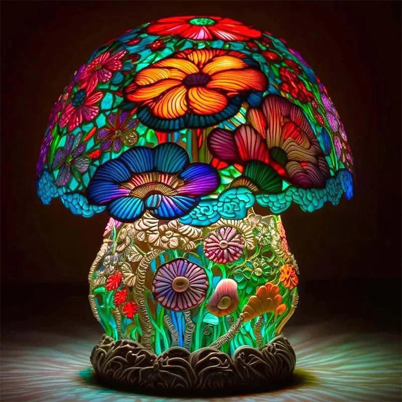 FantasyLamp | Beautiful & Soothing Stained Glass Lamp
