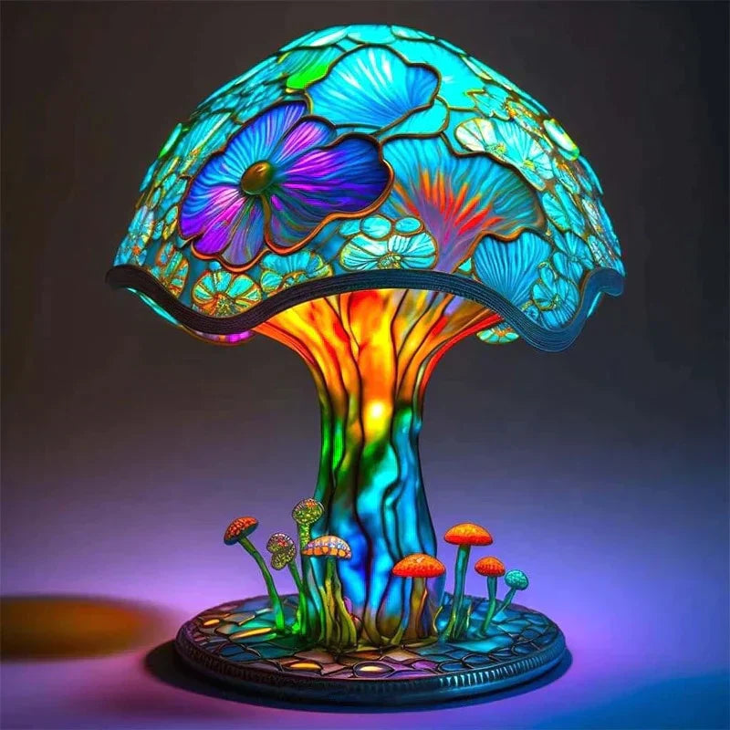 FantasyLamp | Beautiful & Soothing Stained Glass Lamp