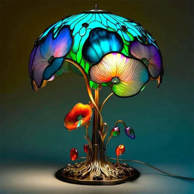 FantasyLamp | Beautiful & Soothing Stained Glass Lamp