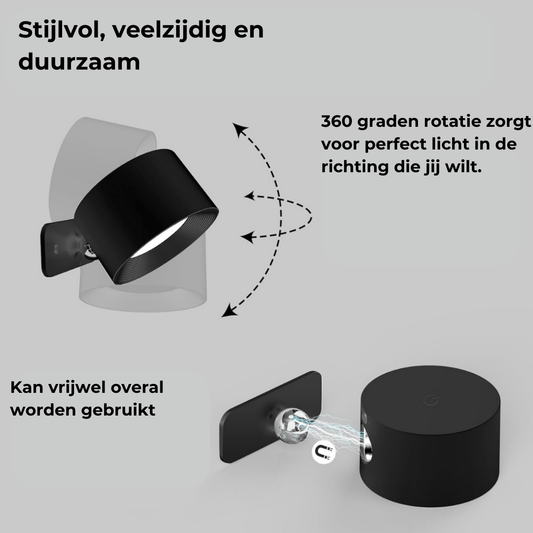 FlexiLamp - Wireless Rechargeable 360° Wall Lamp