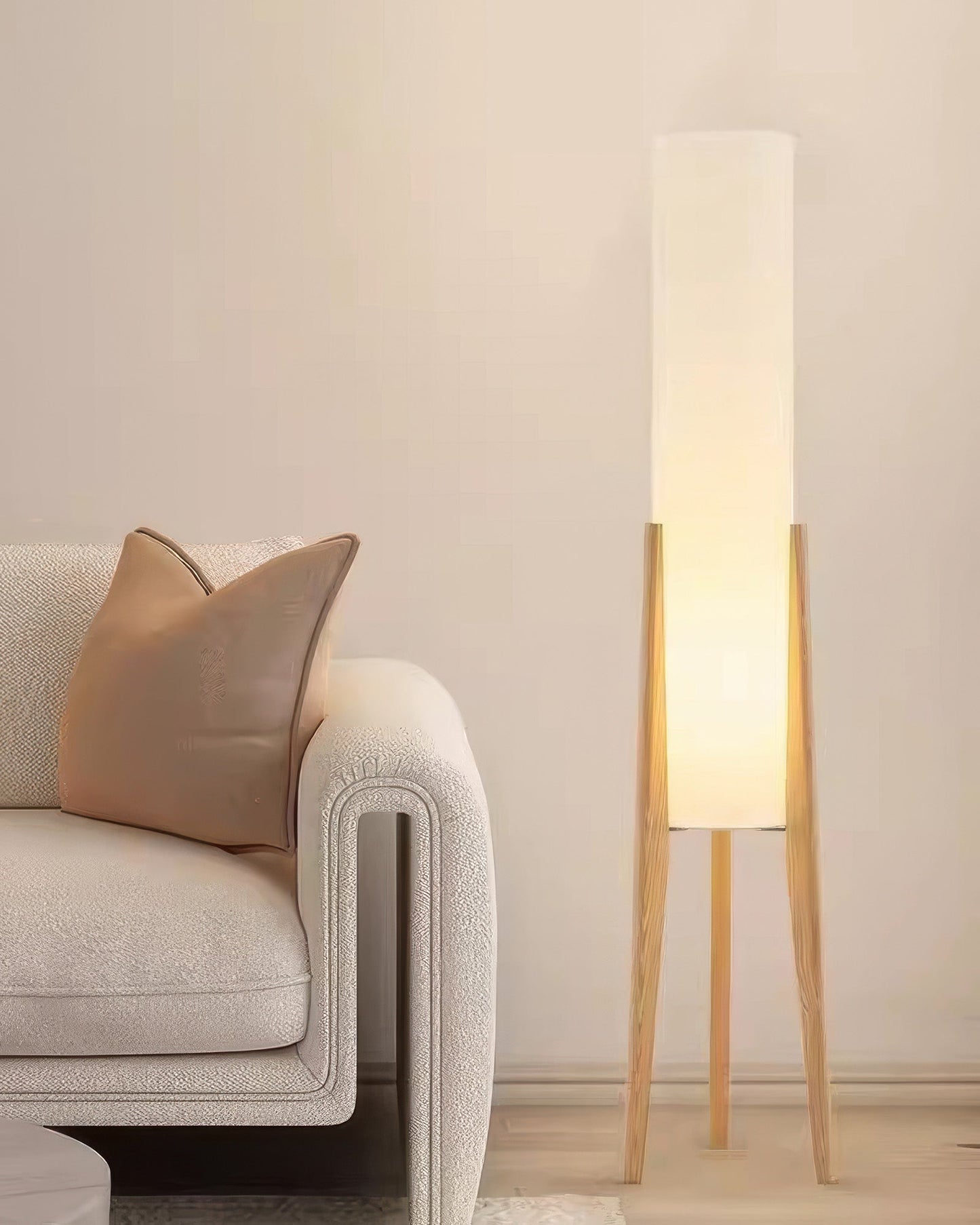Floor Lamp in Walnut - Modern & Retro Design | Art Lamp