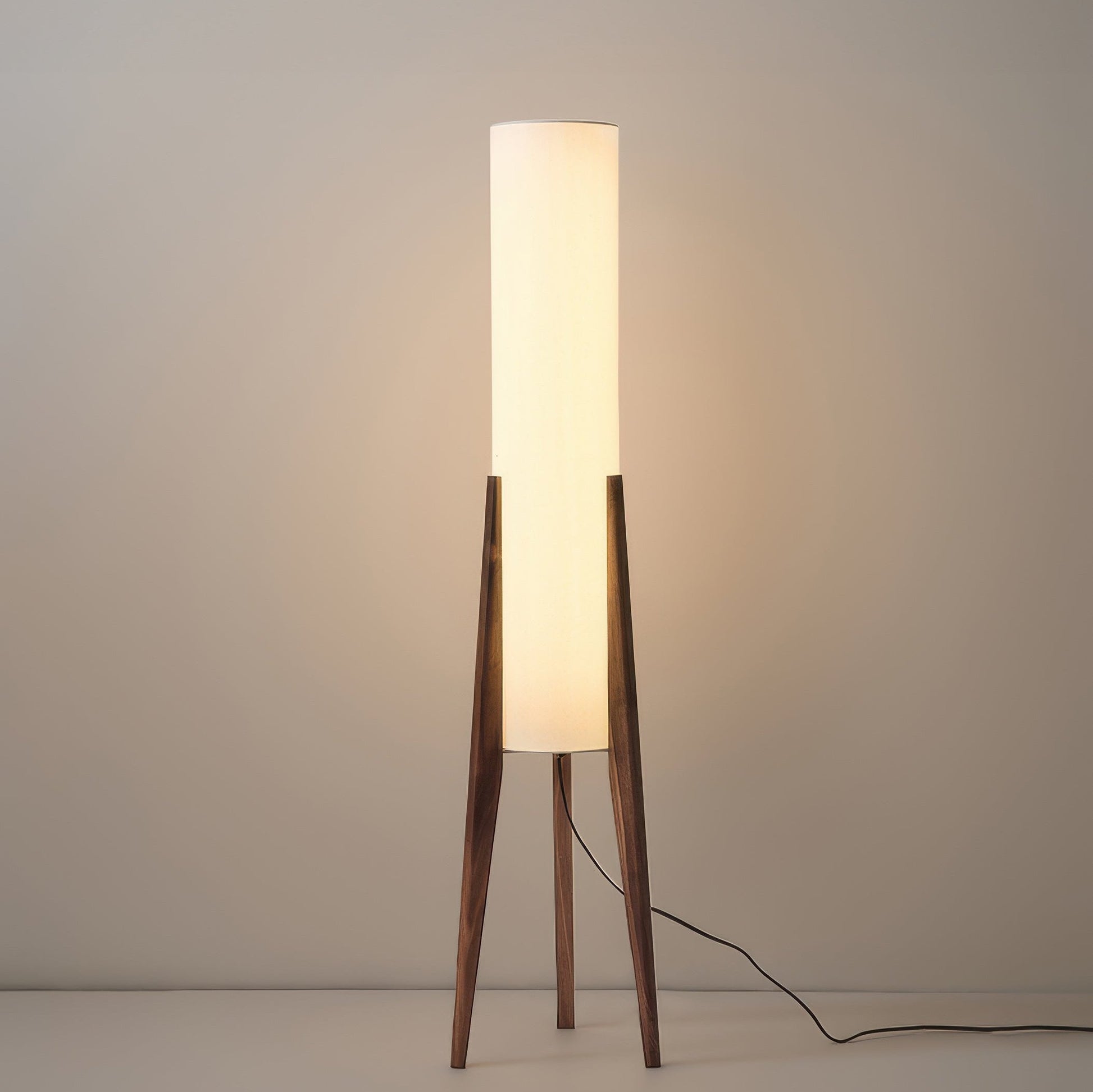Floor Lamp in Walnut - Modern & Retro Design | Art Lamp