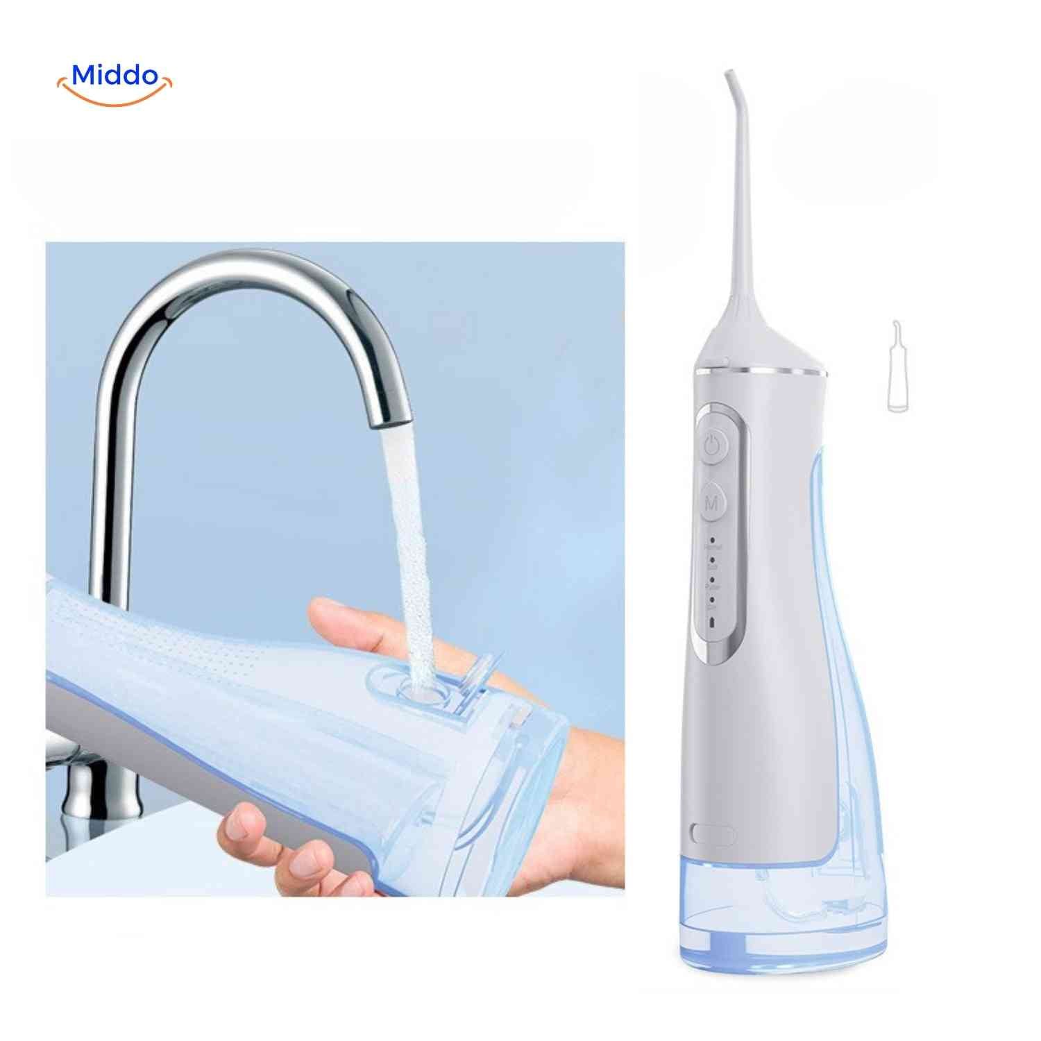 Flosso™ Waterflosser | Wireless, Compact and Effective Cleaning