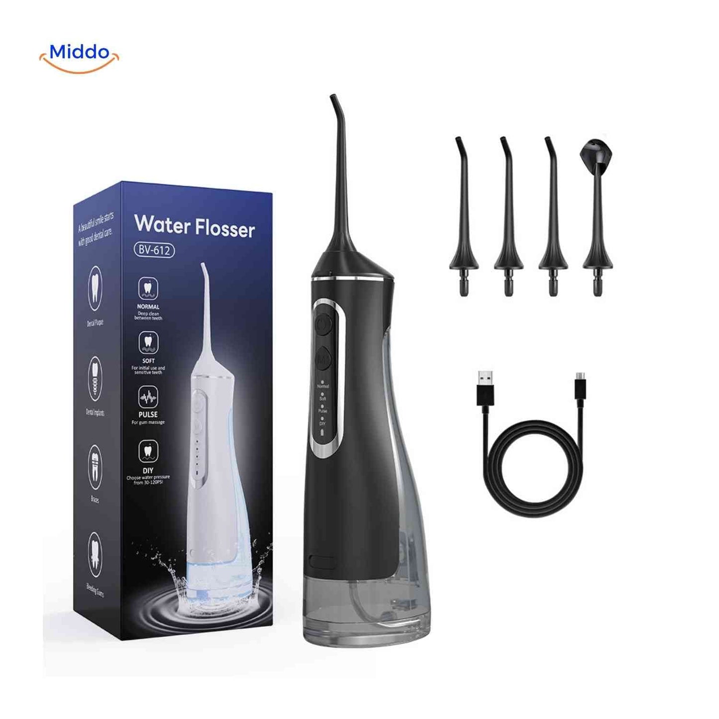 Flosso™ Waterflosser | Wireless, Compact and Effective Cleaning
