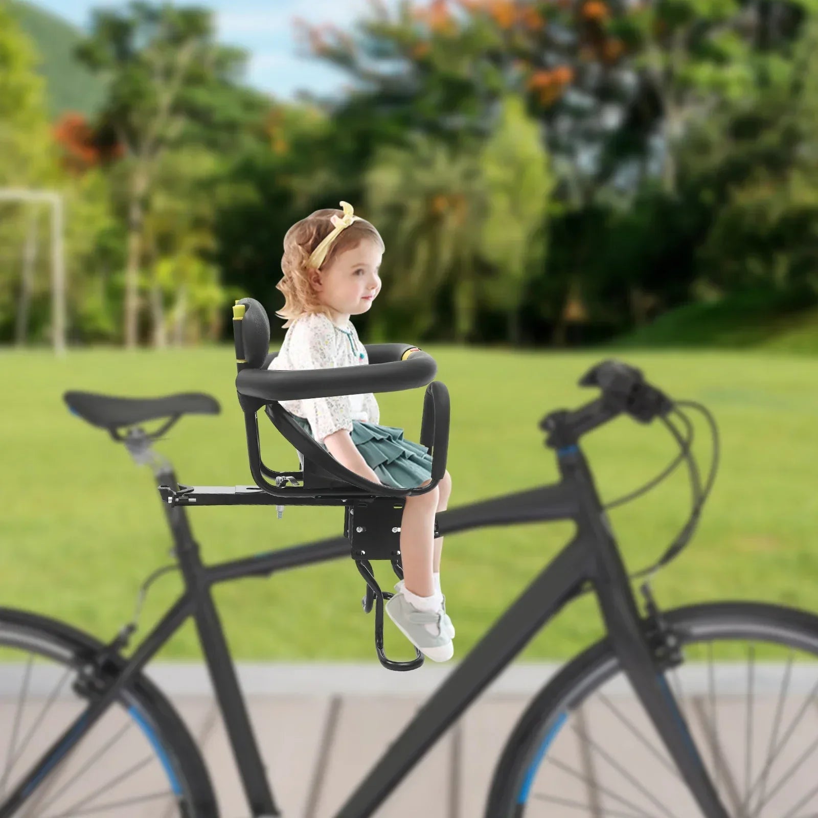 Front-Mounted Baby Bike Seat for Toddlers (8 Months–6 Years)