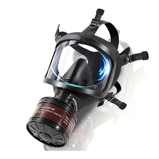 Full Face Gas Mask with 40 mm Carbon Filter – Tactical Protection Against Chemical Hazards