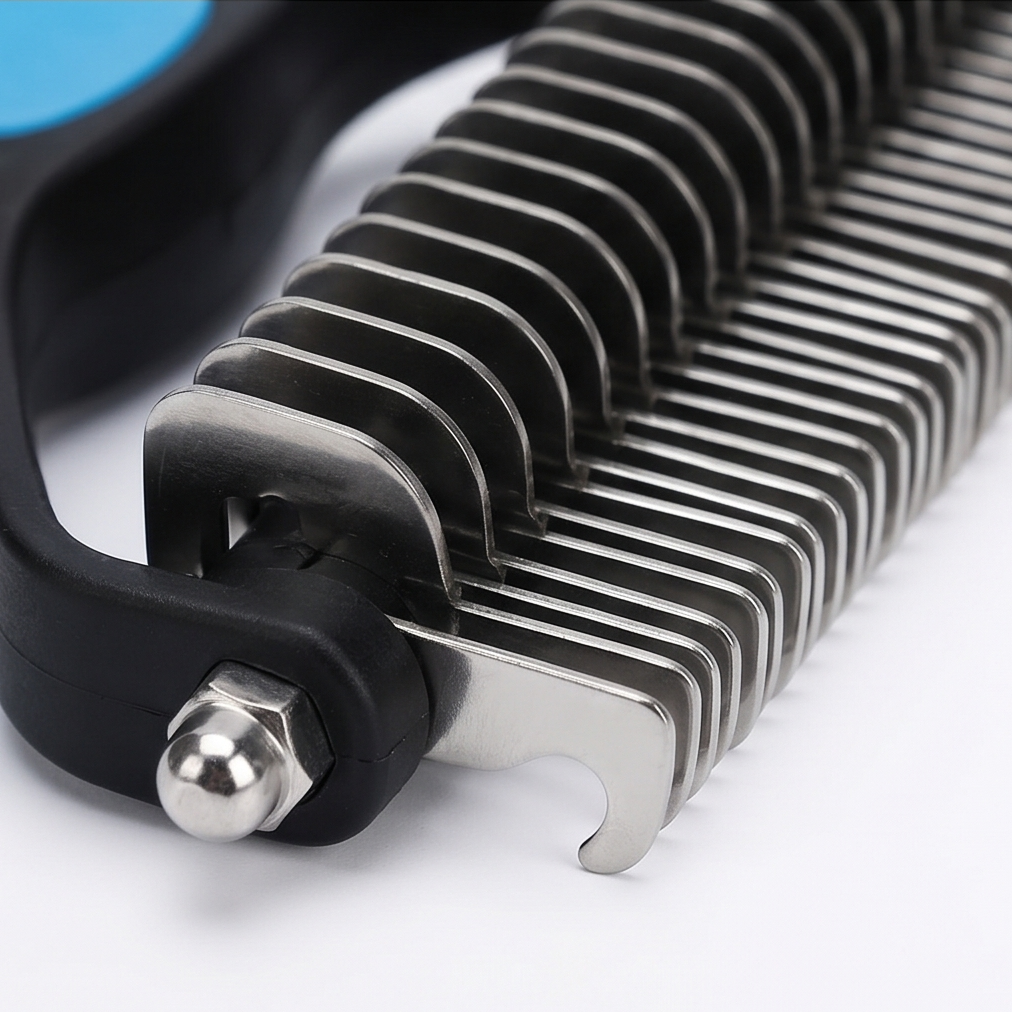 Furmela™ – Double-Sided Dematting Brush for Shedding Dogs